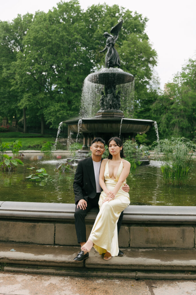 Bethesda Fountain Engagement Session | Central Park Engagement Session | New York City Engagement Session |
