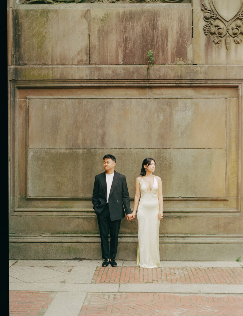 Bethesda Terrace Engagement Session | Central Park Engagement Session | New York City Engagement Session, Film Engagement Session, Film Wedding Photographer |