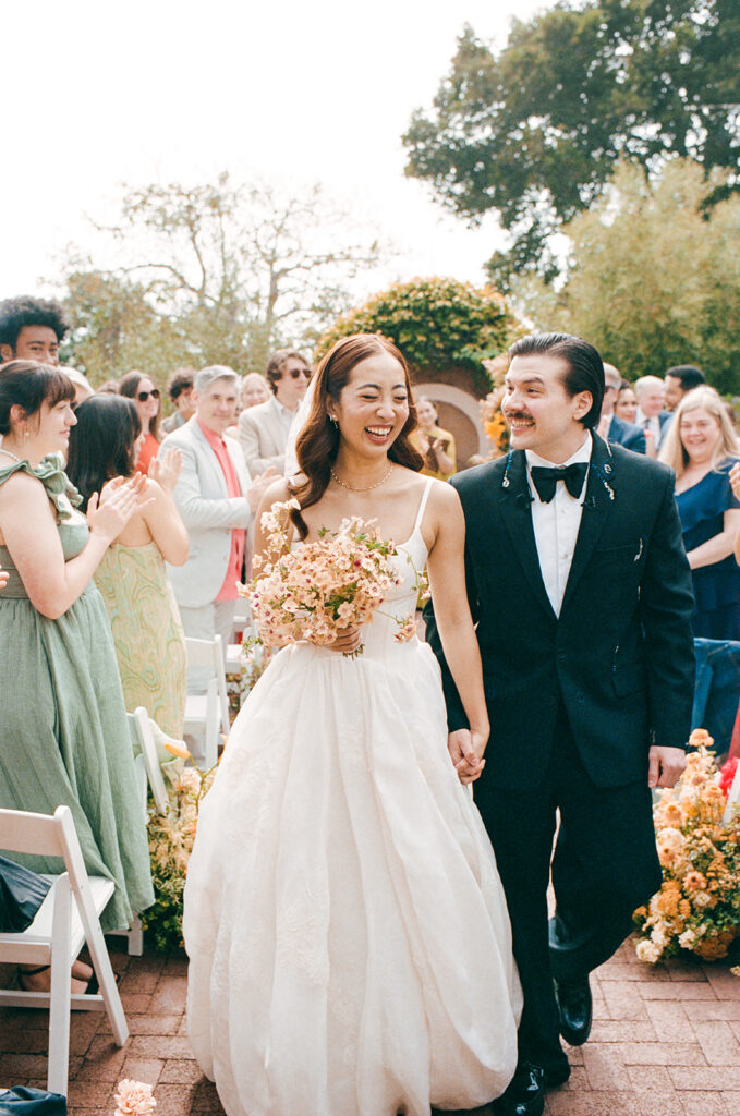 Editorial film wedding portrait by a California wedding photographer
